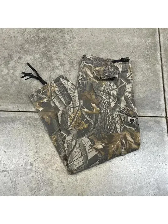 vintage red head relaxed baggy fit realtree camo cargo pants size 38 x 30 - Picture 1 of 4